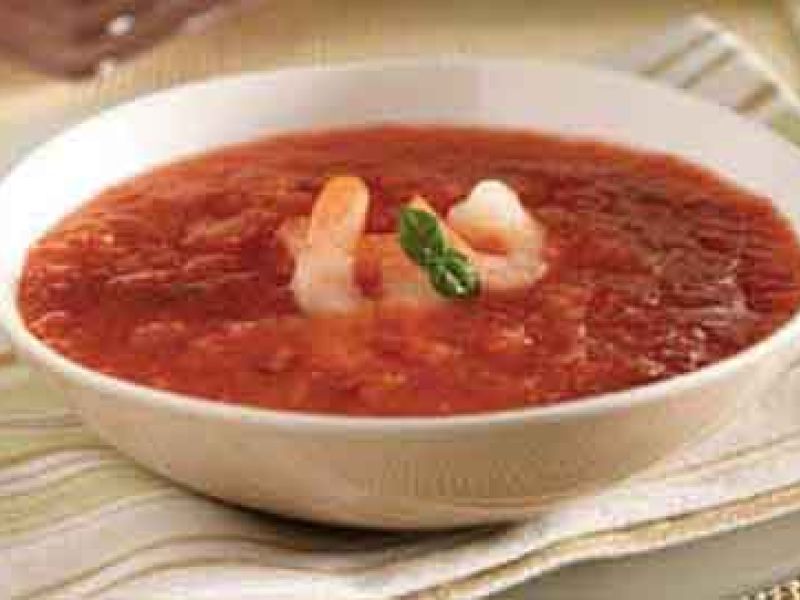 Celia's Shrimp Gazpacho